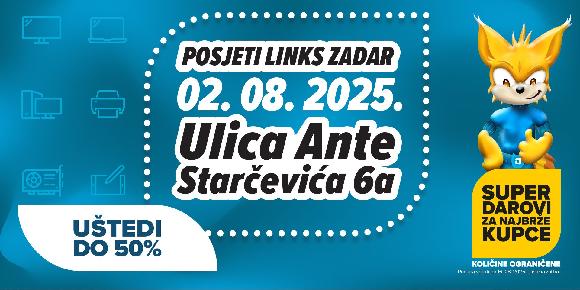 Preseljenje poslovnice u Zadru!